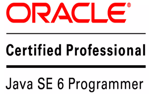 oracle certified profressional java se 6 programmer certification.