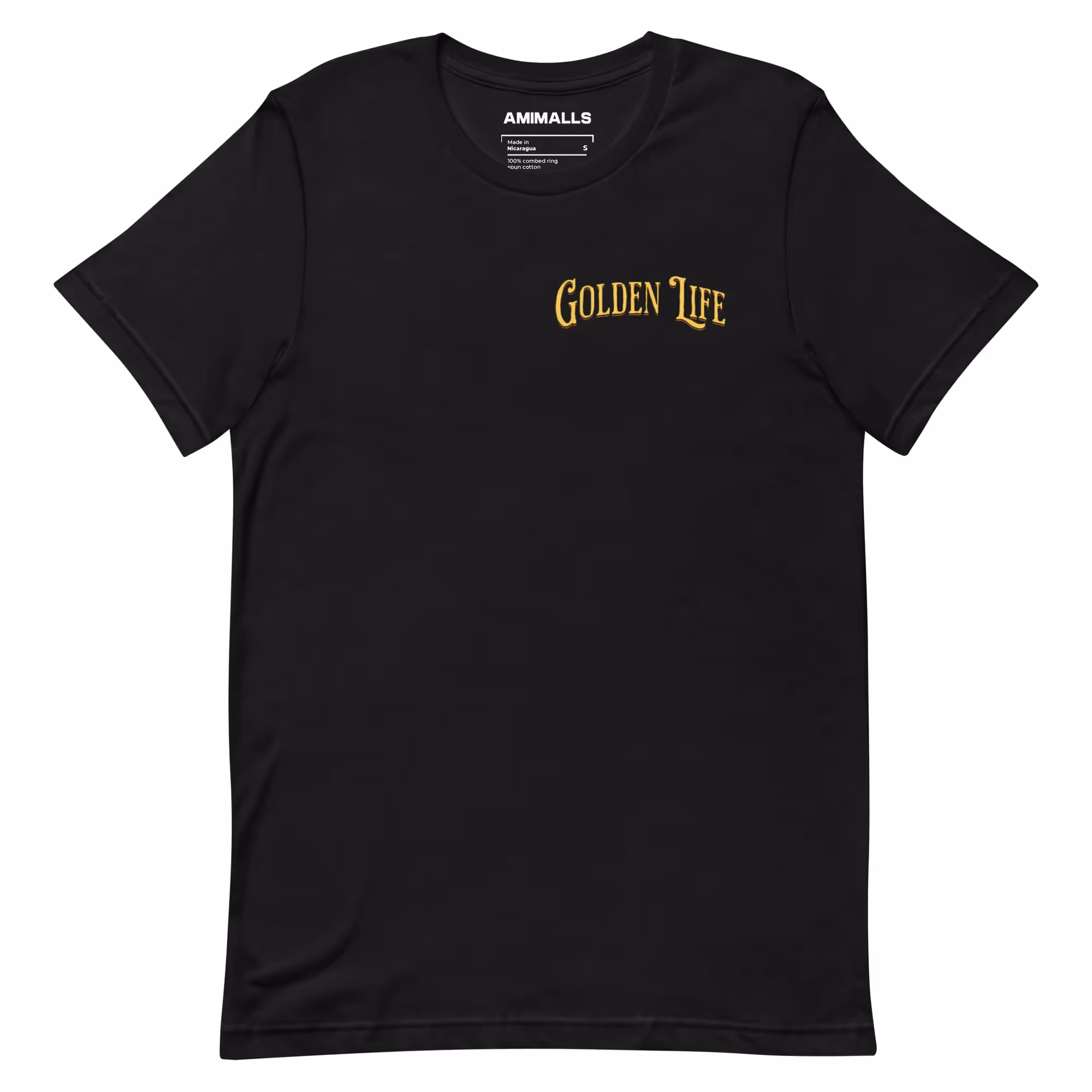 Golden Life T-shirt featuring a Golden Retriever design, perfect for dog and pet lovers..

