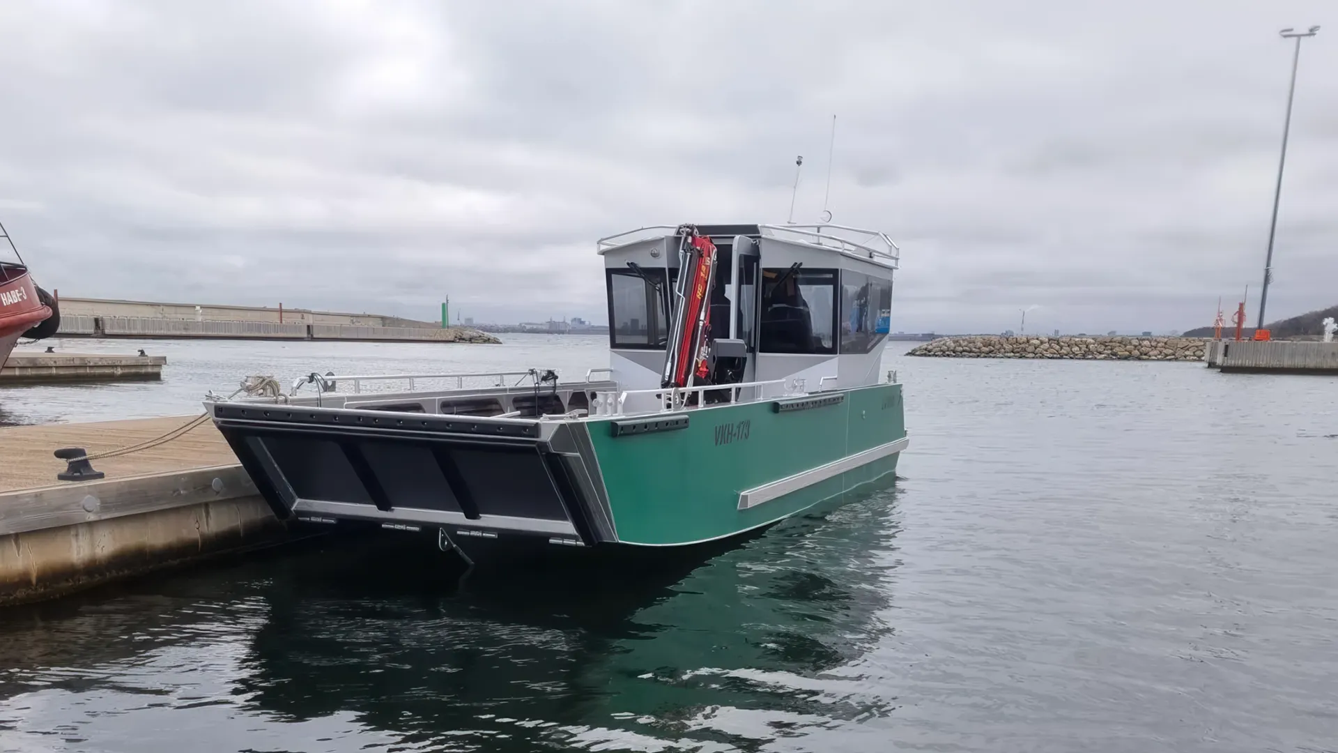 LandX X9 boat bow