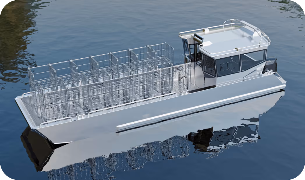 LANDX X10 work boat