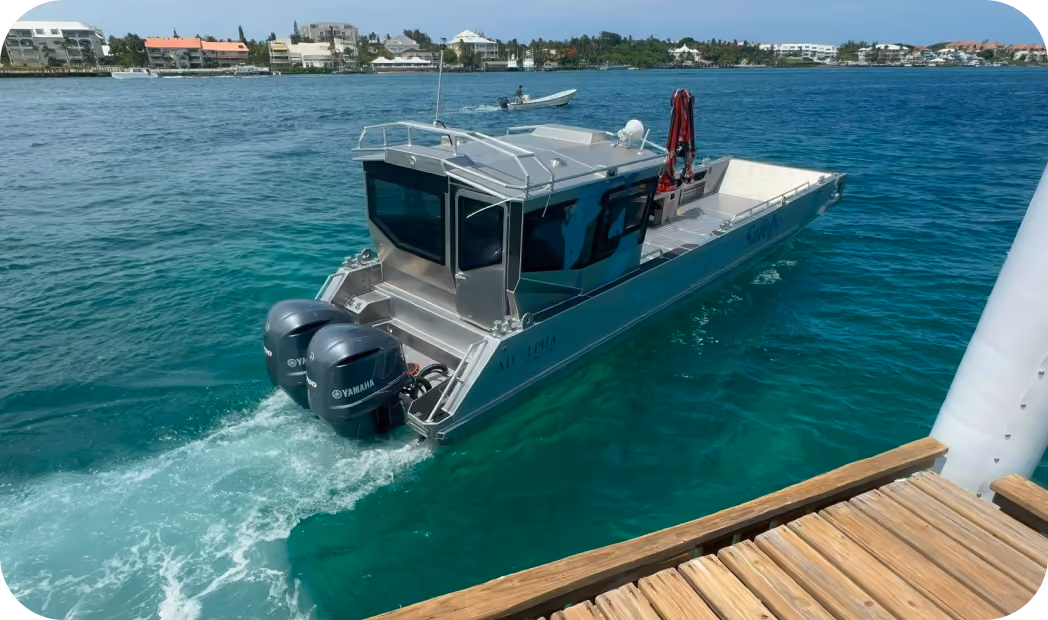 LANDX X11 11m aluminium work boat