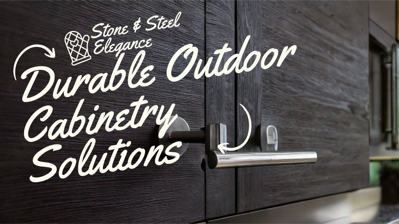 outdoor kitchen cabinetry