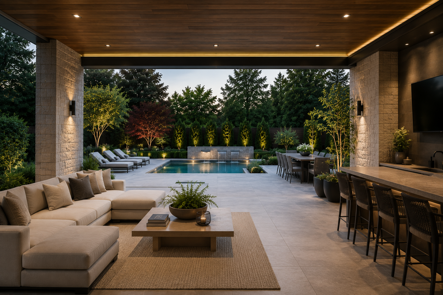 Contemporary residence with seamless indoor outdoor transition Toronto