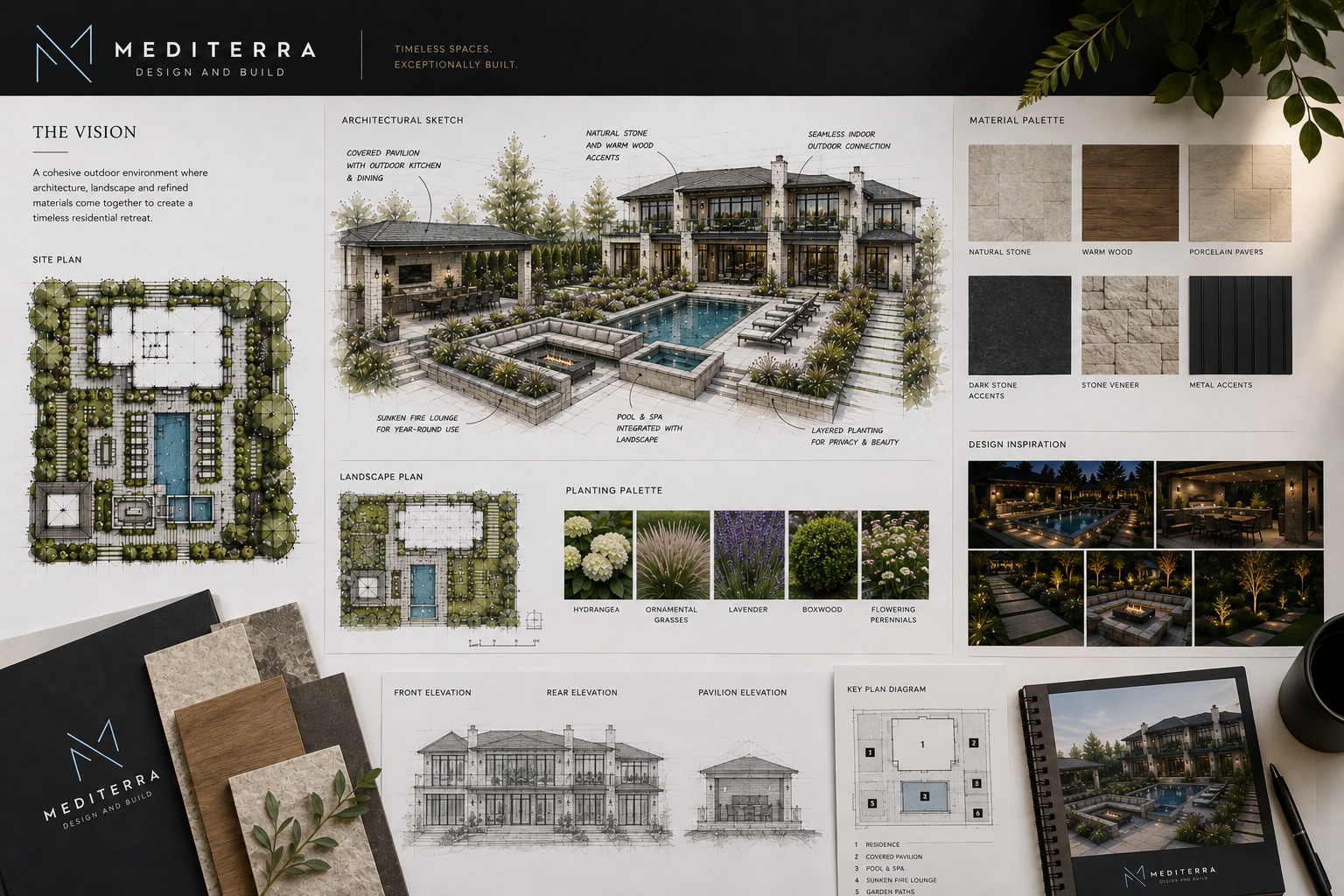 Luxury residential design presentation Toronto architectural outdoor living 
