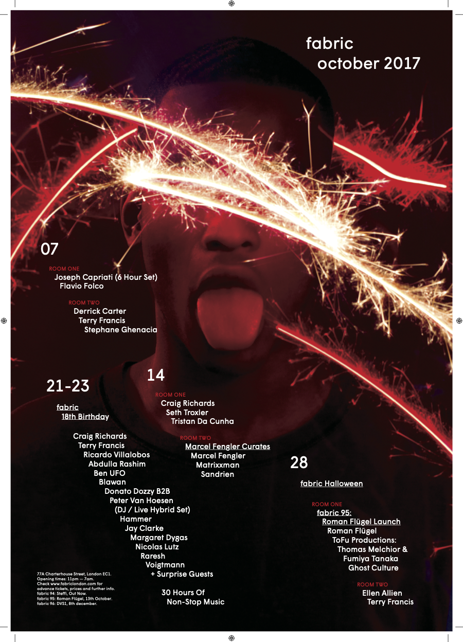 fabric 19th Birthday – October 2018