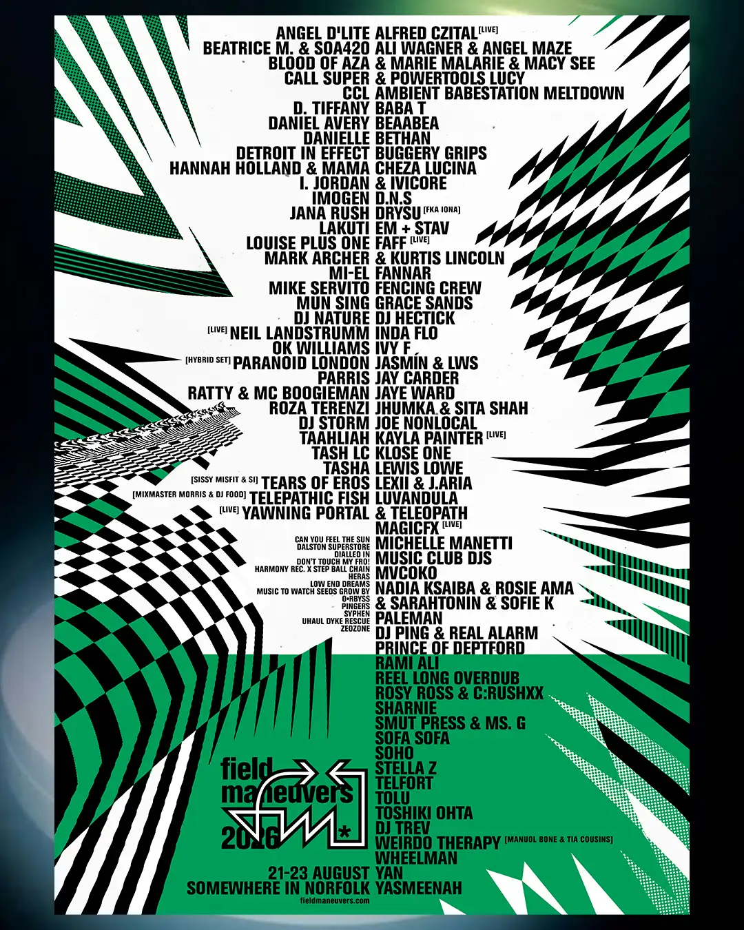 Field Maneuvers 2026 A-Z Full Lineup