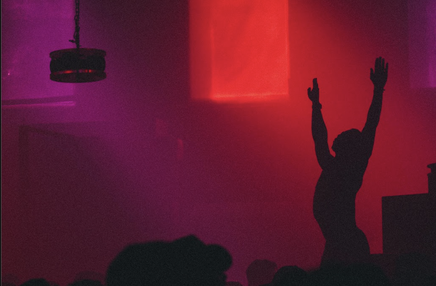 Dancer at Refuge NYC in main room