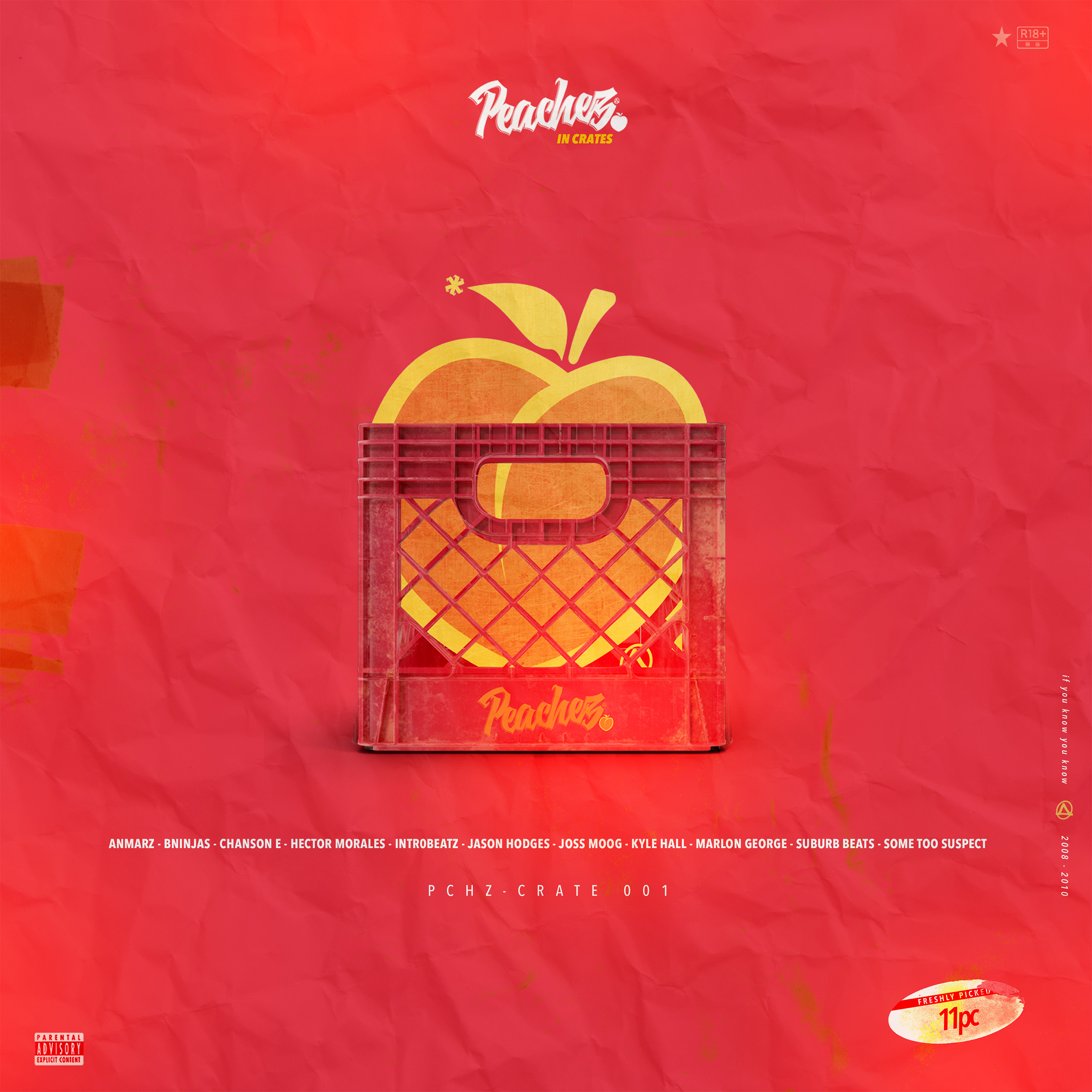 Peachez in crates cover 001