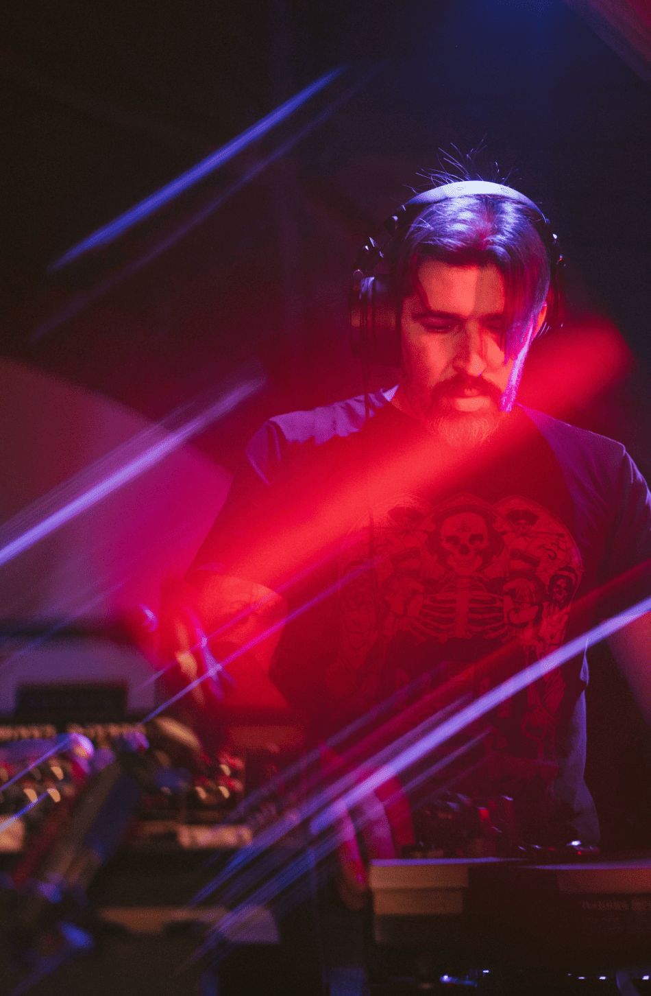 Image of Brian Aneurysm DJing