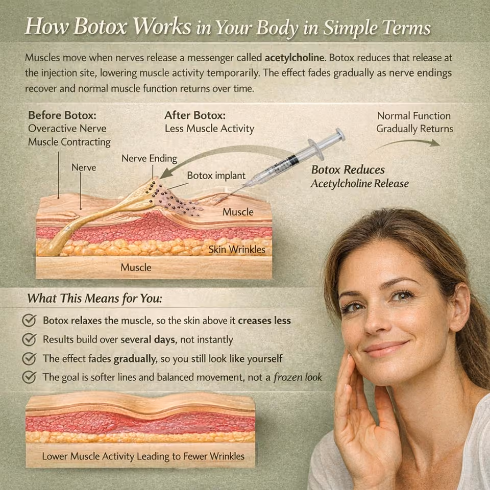 How Botox works in your body in simple terms