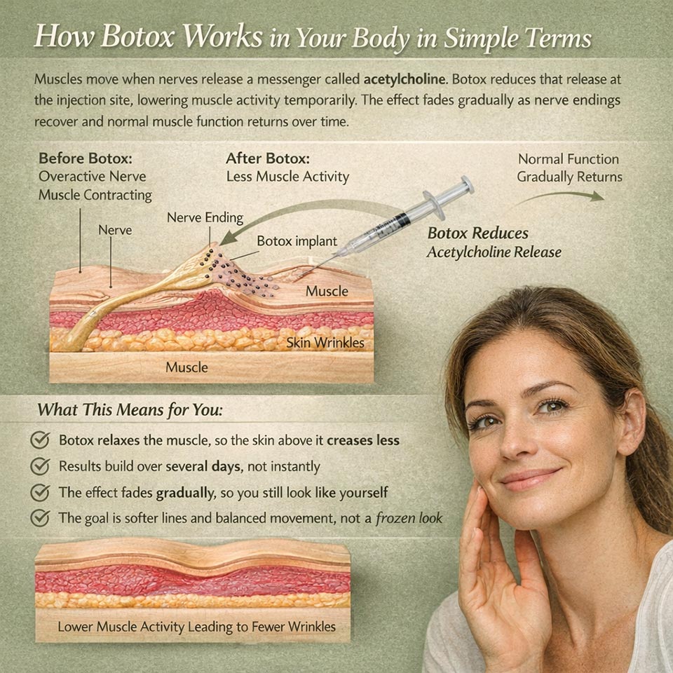How Botox works in your body in simple terms