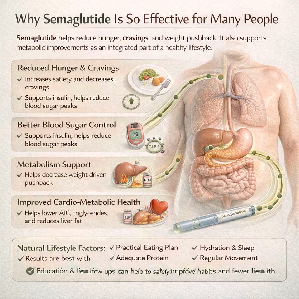 Why Semaglutide Is So Effective for Many People