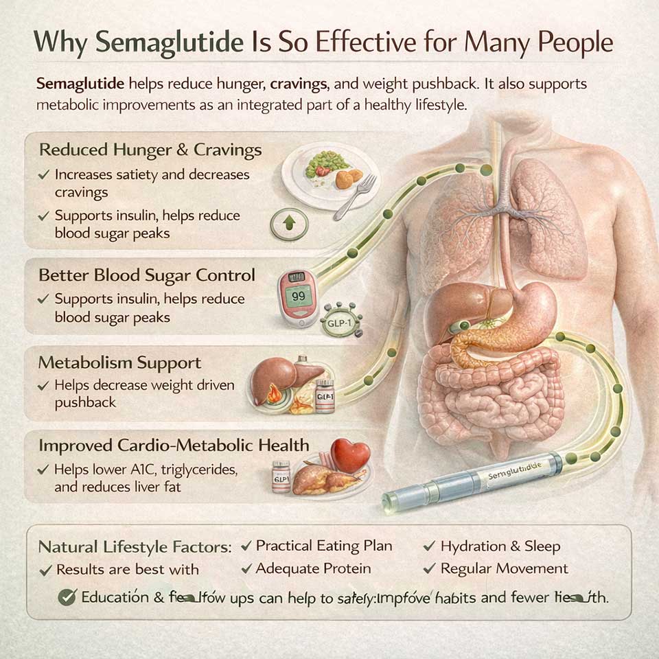 Why Semaglutide Is So Effective for Many People