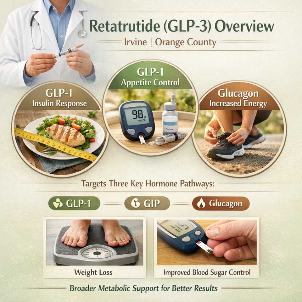 Retatrutide GLP 3 overview for Irvine Orange County