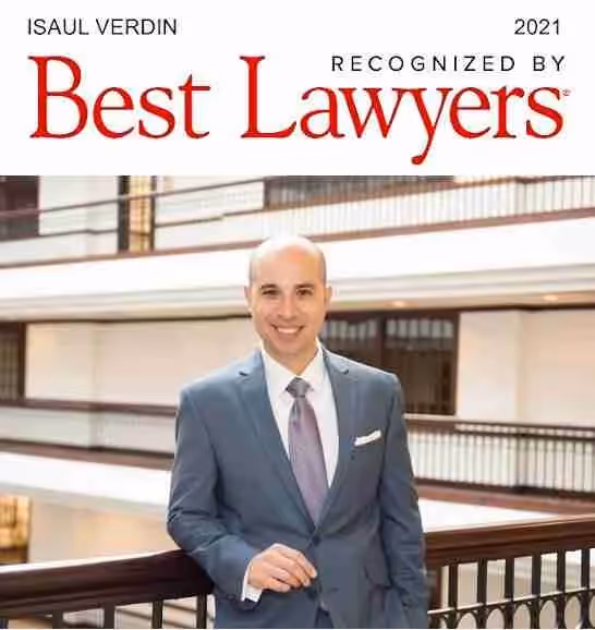 Best Lawyers in America 2021 Recognition - Isaul Verdin, Dallas Immigration Lawyer