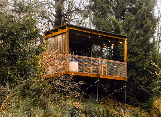A Sweet Hot Tub cabin in the woods in Alsace