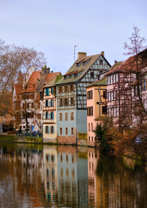 The Alsatian houses are one of the best things to see in Strasbourg and activities to do in Alsace