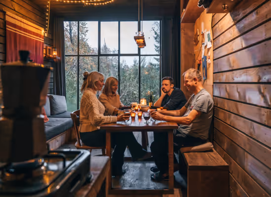 A group of friends planning the next activities to do in Alsace in autumn 