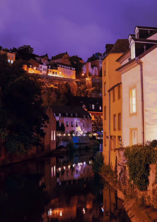 The old town of Luxembourg city, a great place to visit in Luxembourg during a romantic stay in the Ardennes