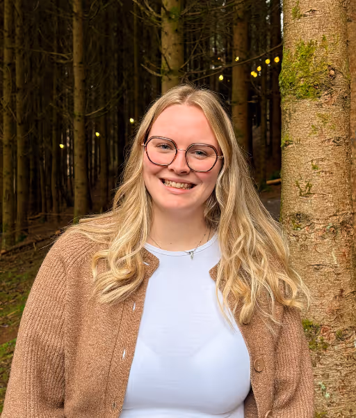 A photo of Marloes Peereboom, who is a member of the hospitality team in Les Ardennes