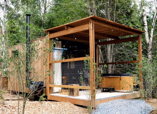 A Sweet Hot Tub cabin in the woods in the Ardennes