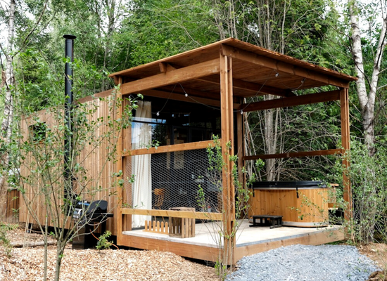 A Sweet Hot Tub cabin in the woods in the Ardennes