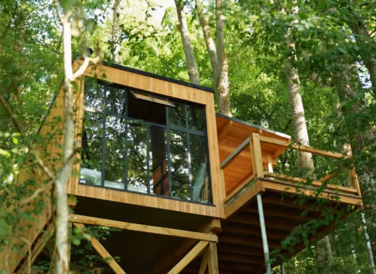 The Tribe, a tiny house near Paris in summer