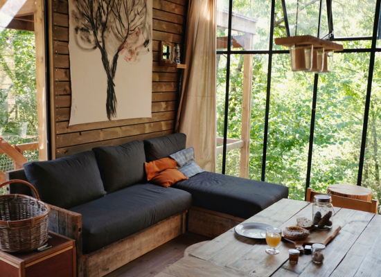 A cabin for people with disabilities at Nutchel