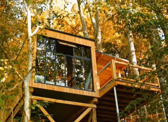 The Tribe, a tiny house near Paris in summer