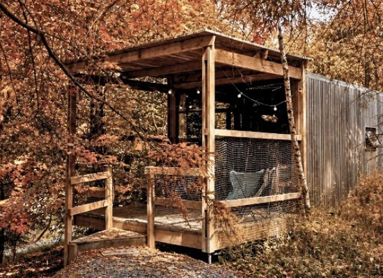 The Sweet forest cabin in the Ardennes