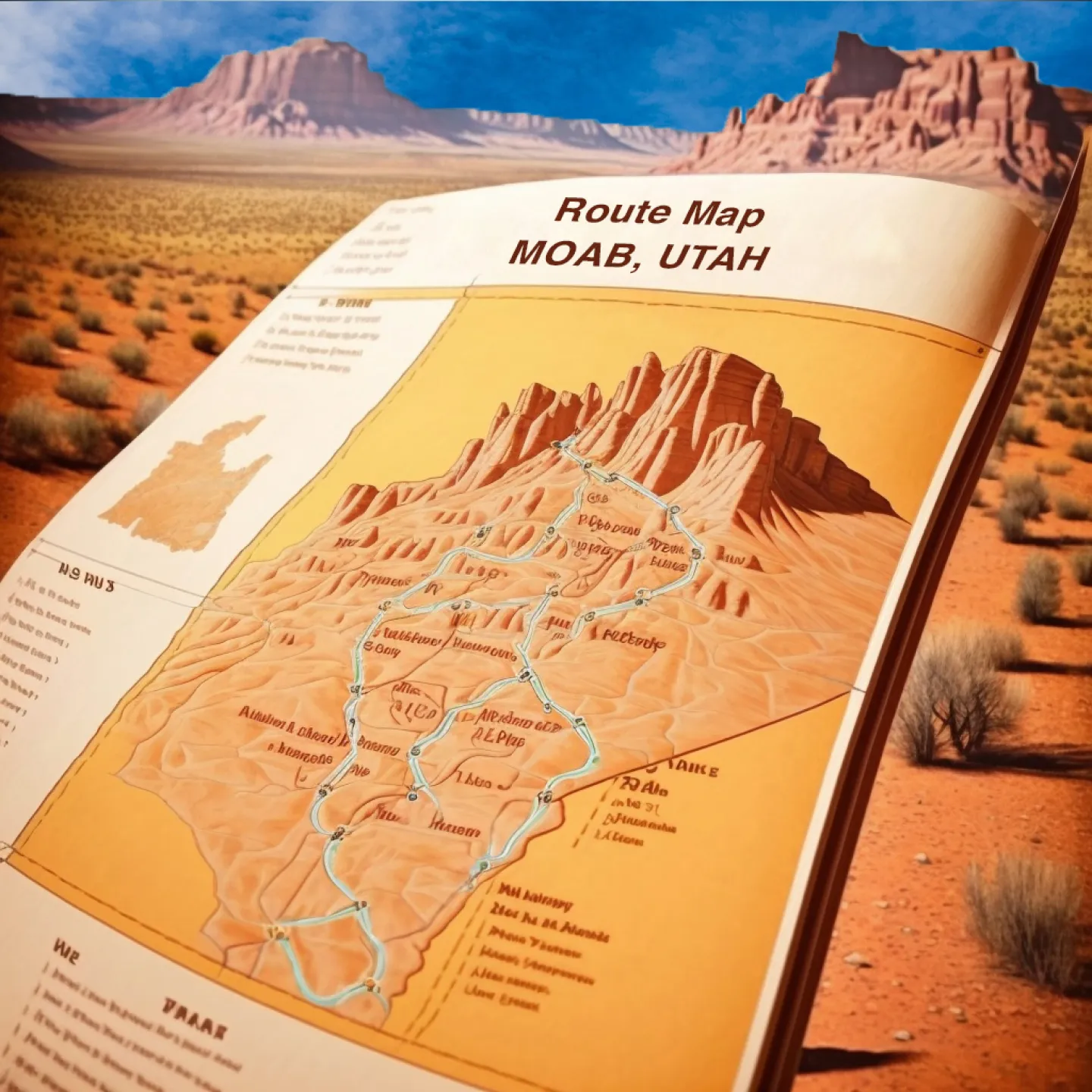 a map of Moab Utah