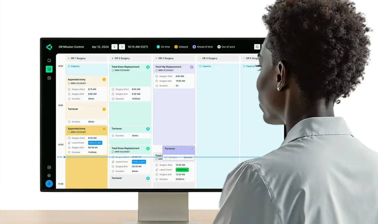 AI operating rooms — brand identity and web design by Halo Lab
