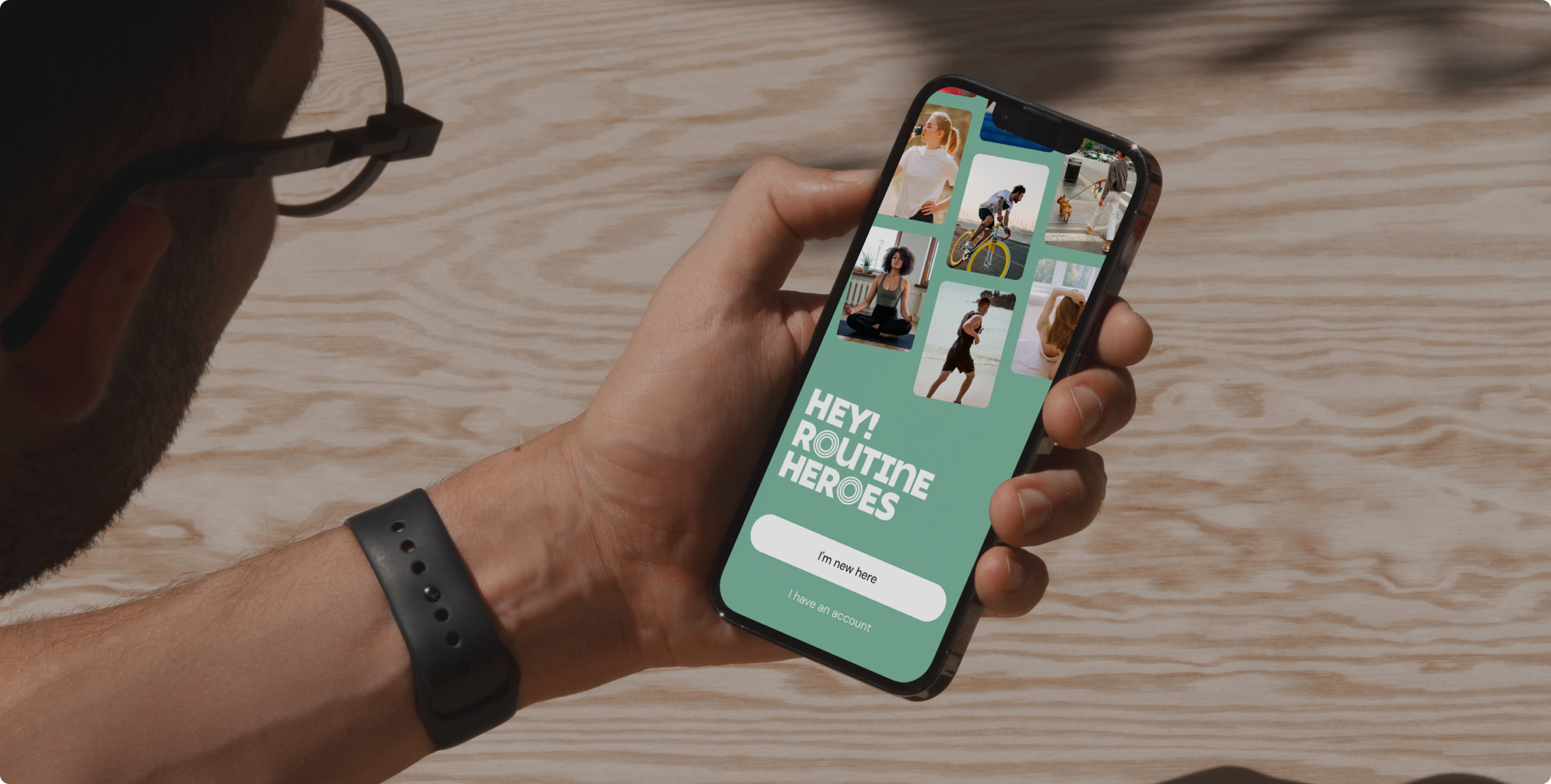 User experience design for onboarding screen in Routine Hero mobile app by Halo Lab