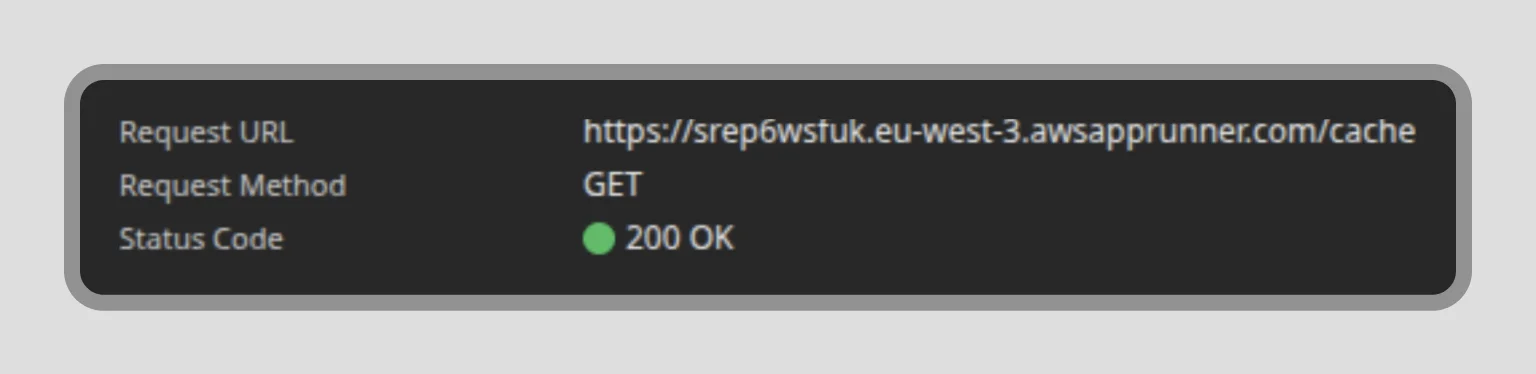 200 OK confirms that the apps are working in sync