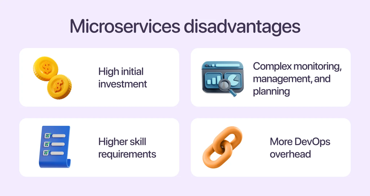 What helps large projects is often a burden for small ones