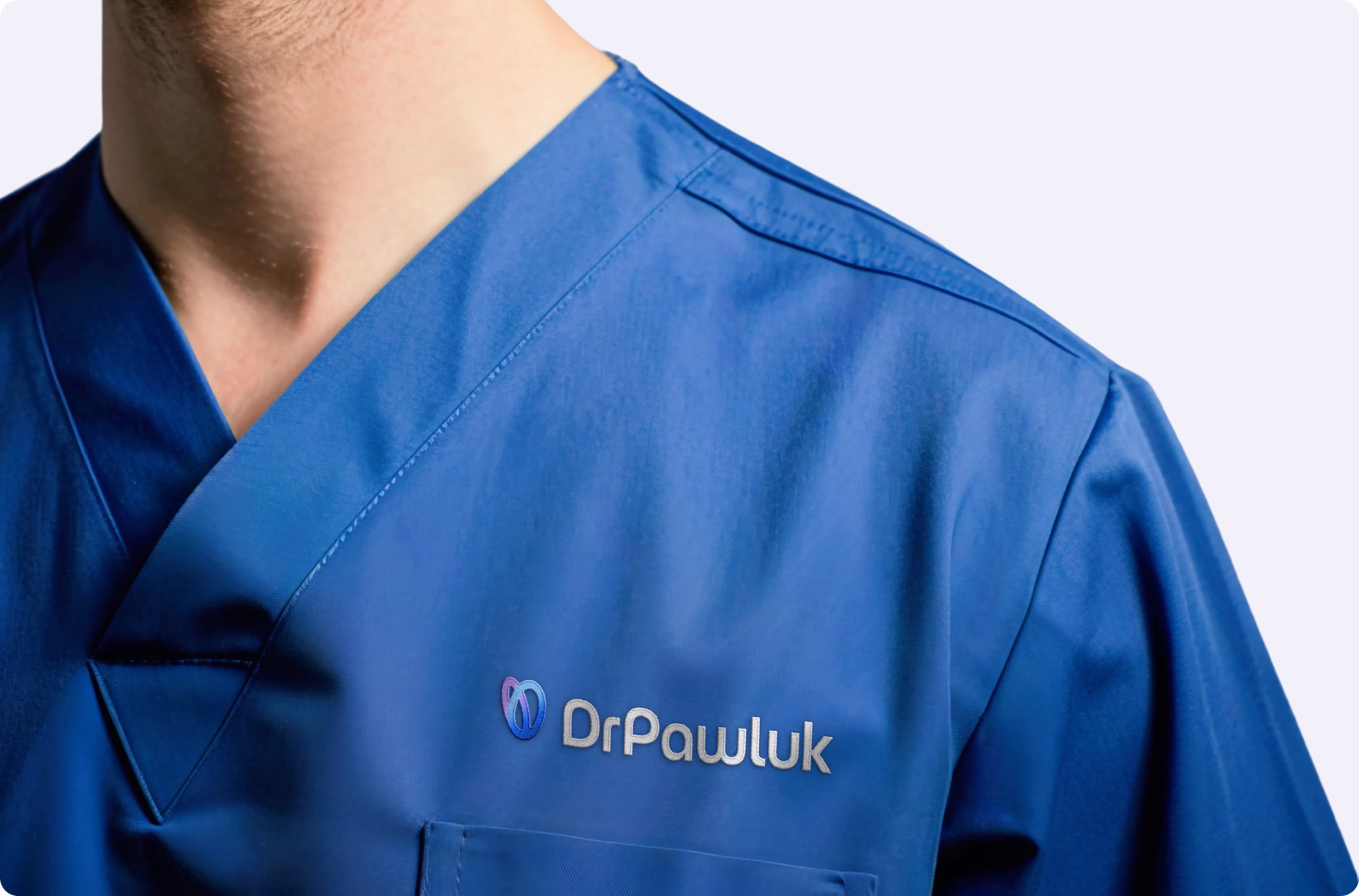 medical apparel branding design for healthtech brand by Halo Lab