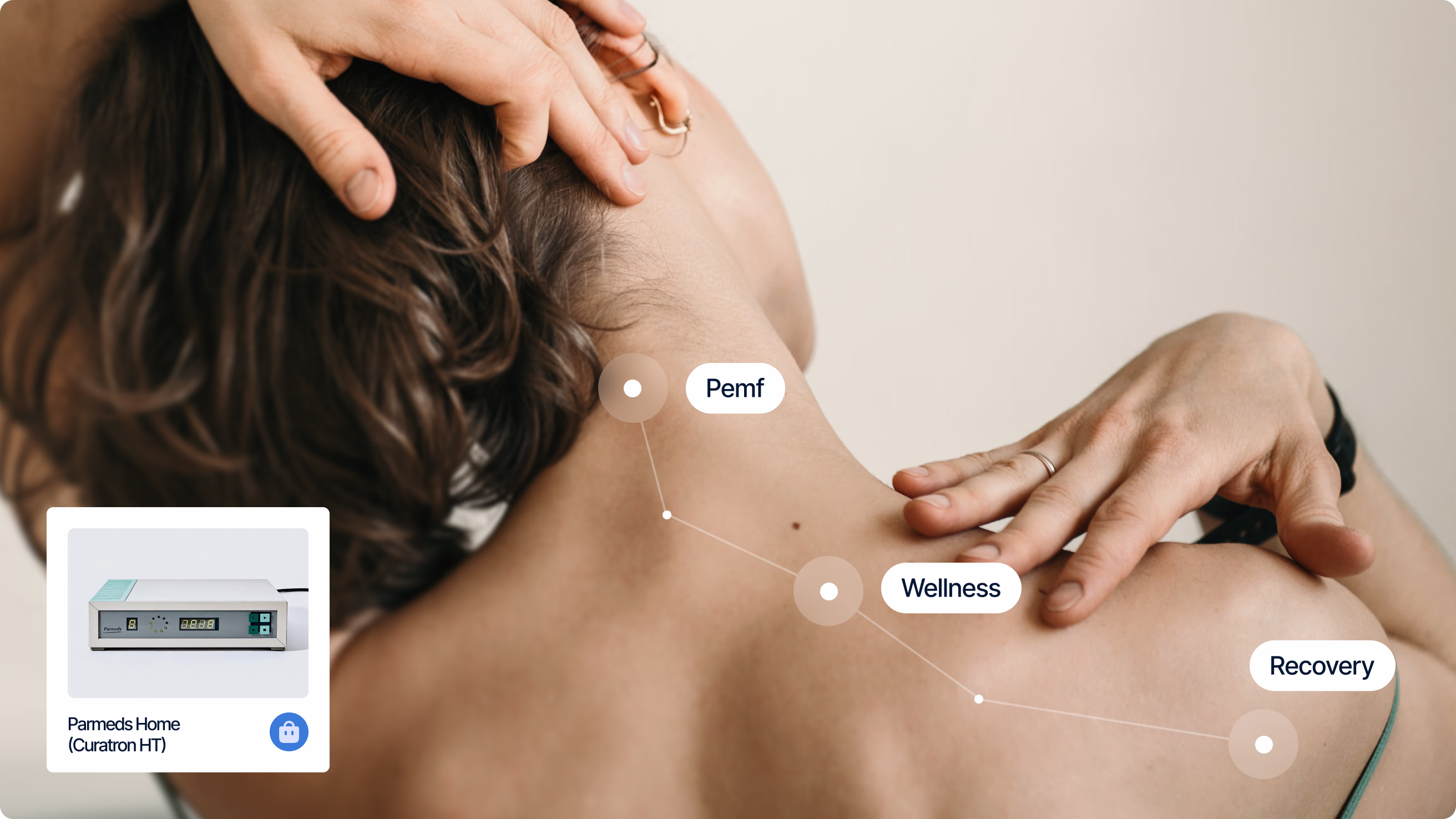 PEMF therapy product experience and wellness interface design by Halo Lab