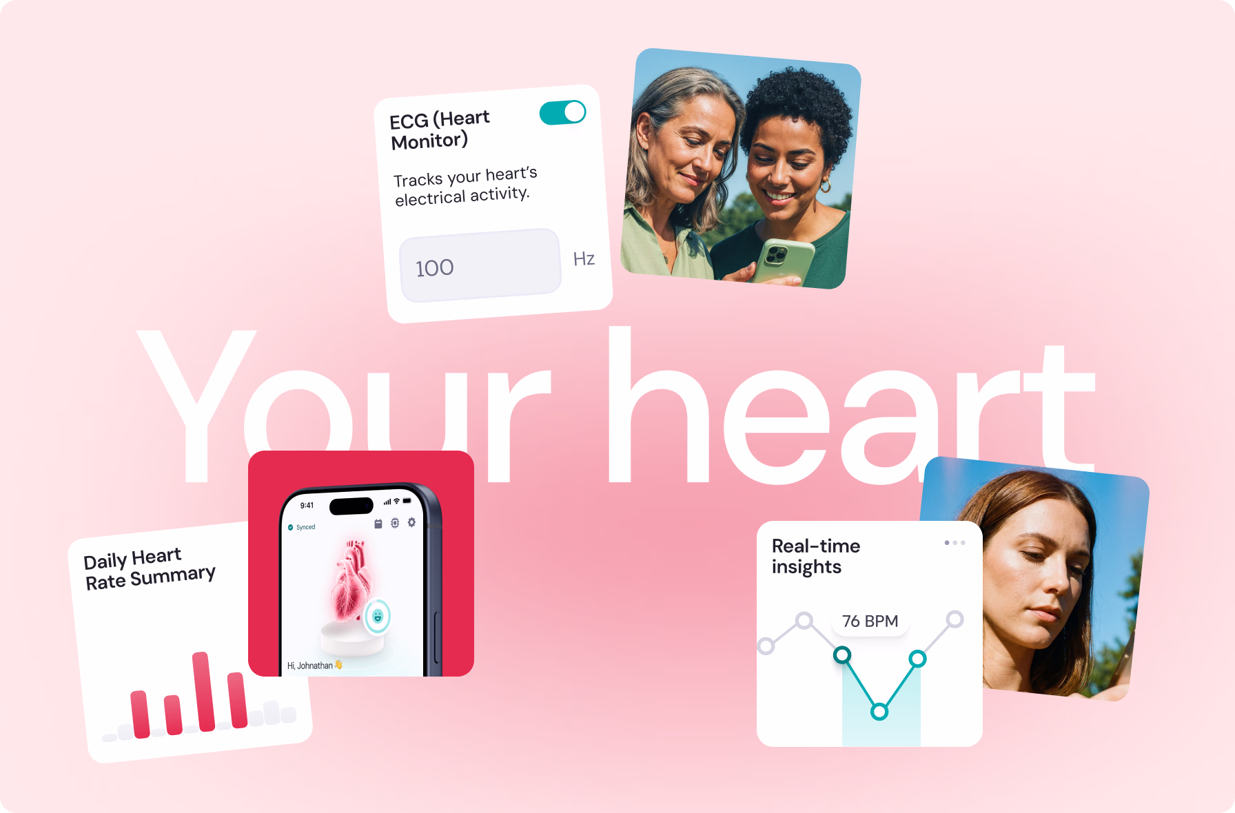 Visual system for real-time heart monitoring insights by Halo Lab