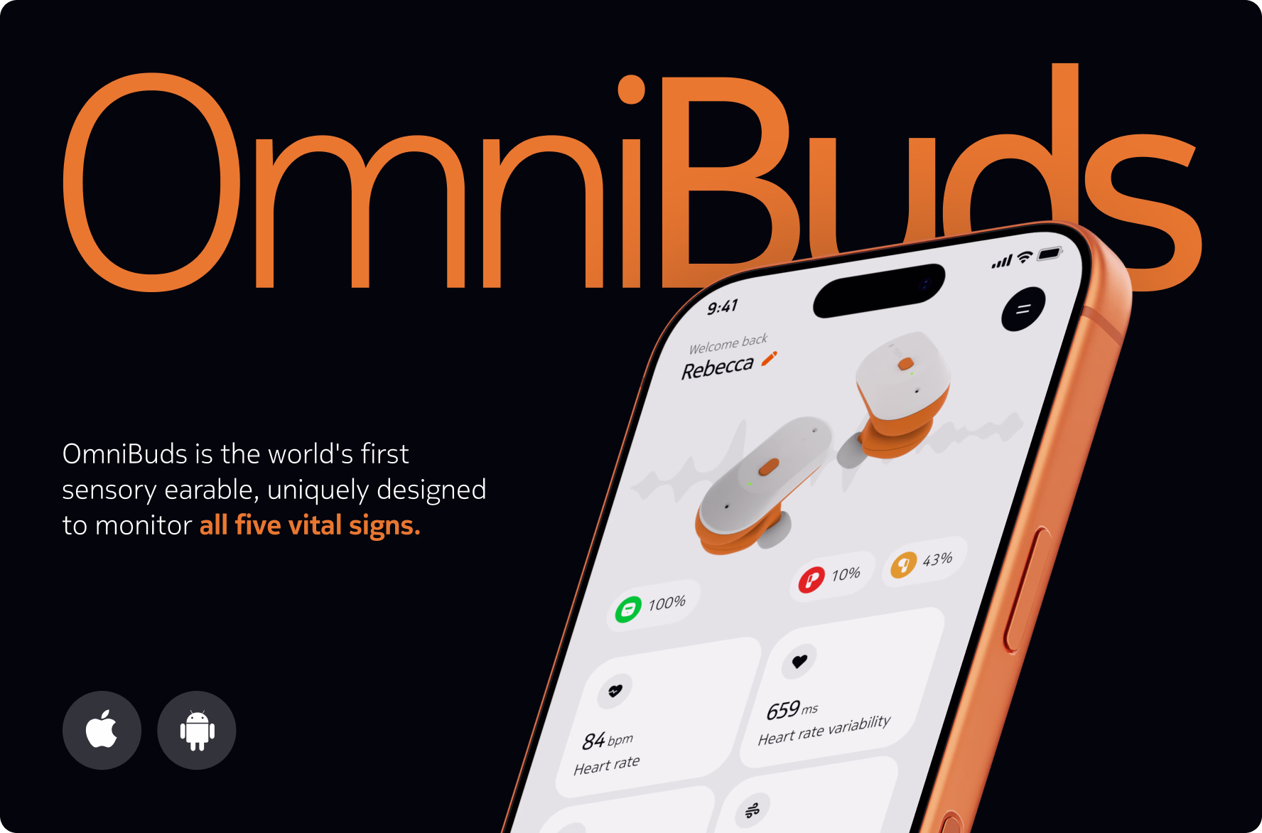 Health monitoring interface shaped by Halo Lab’s UI/UX design