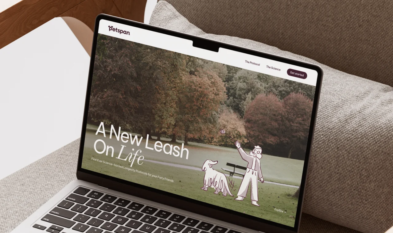 branding, web designi and development a telehealth platform for pet longevity by Halo Lab 