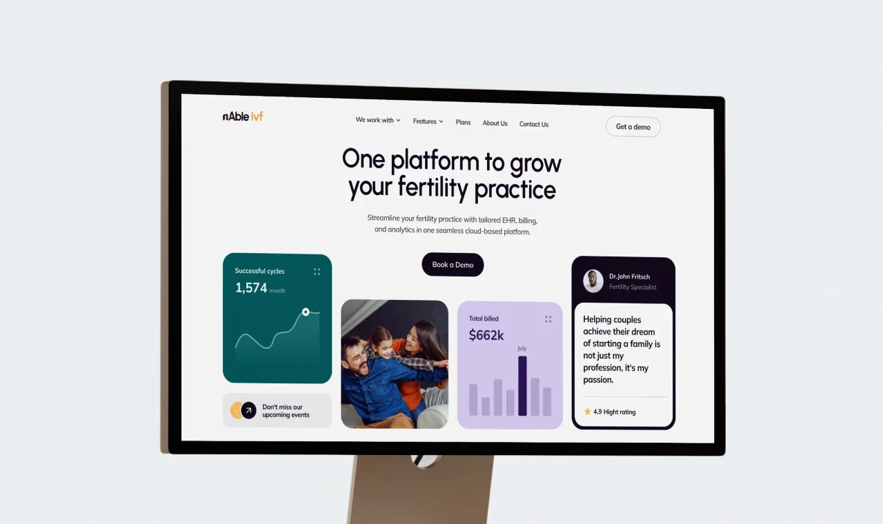 web design and development of a healthcare management platform by Halo Lab