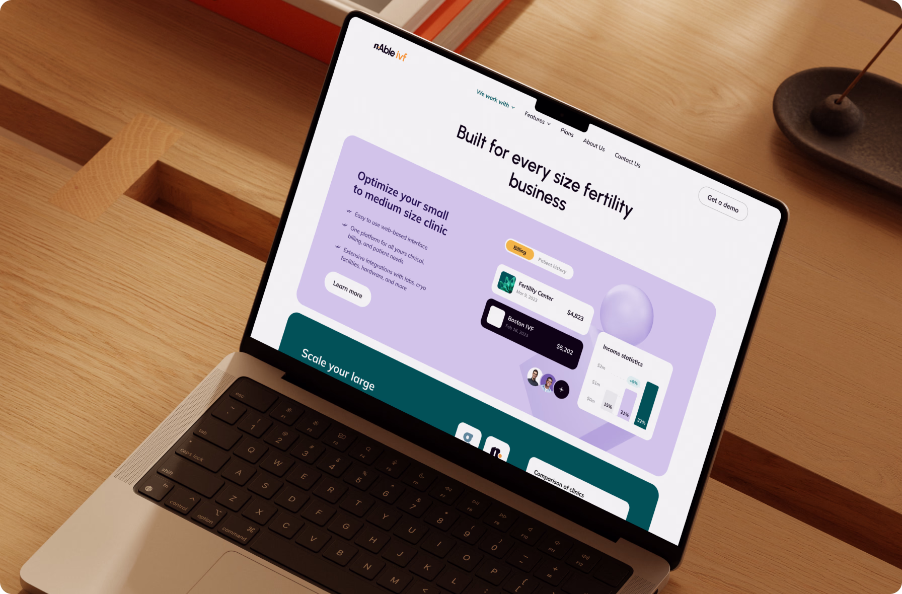 Website design by Halo Lab improving navigation and CTA structure