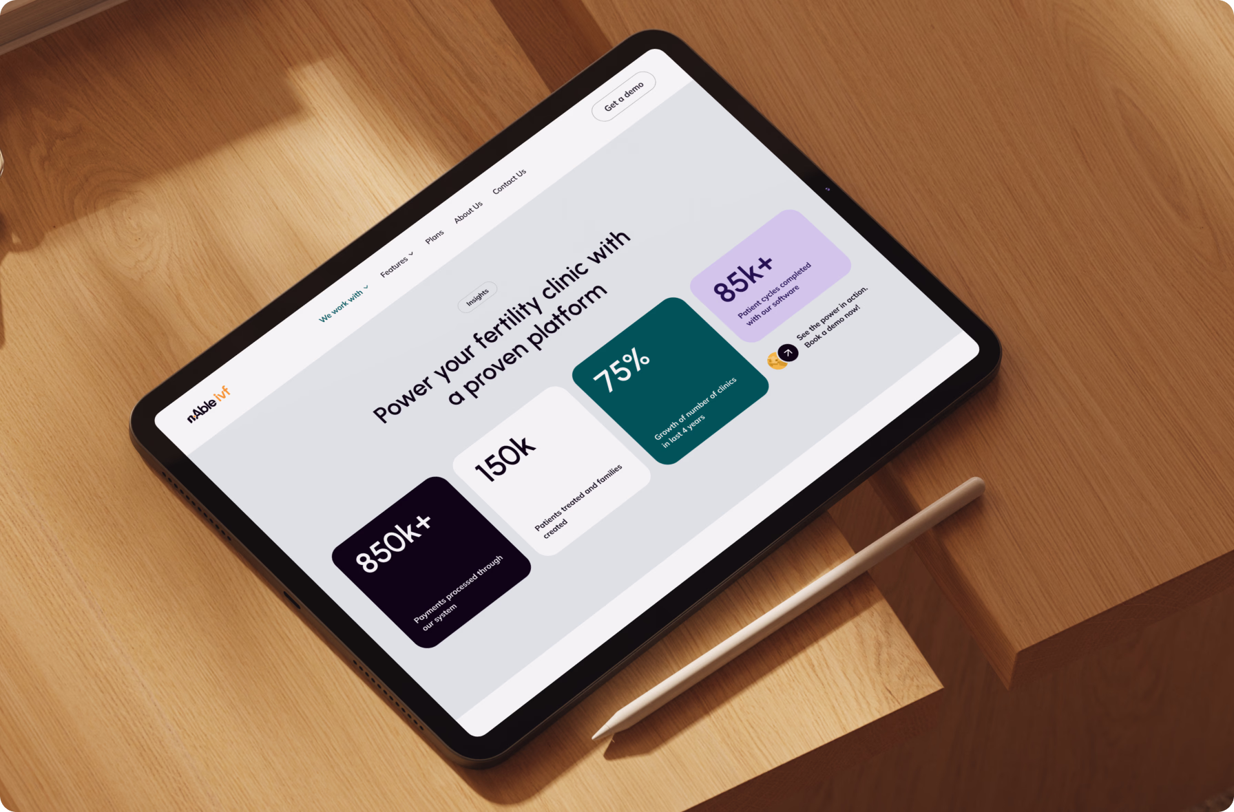 Web design and development by Halo Lab translating healthcare product into conversion-oriented website