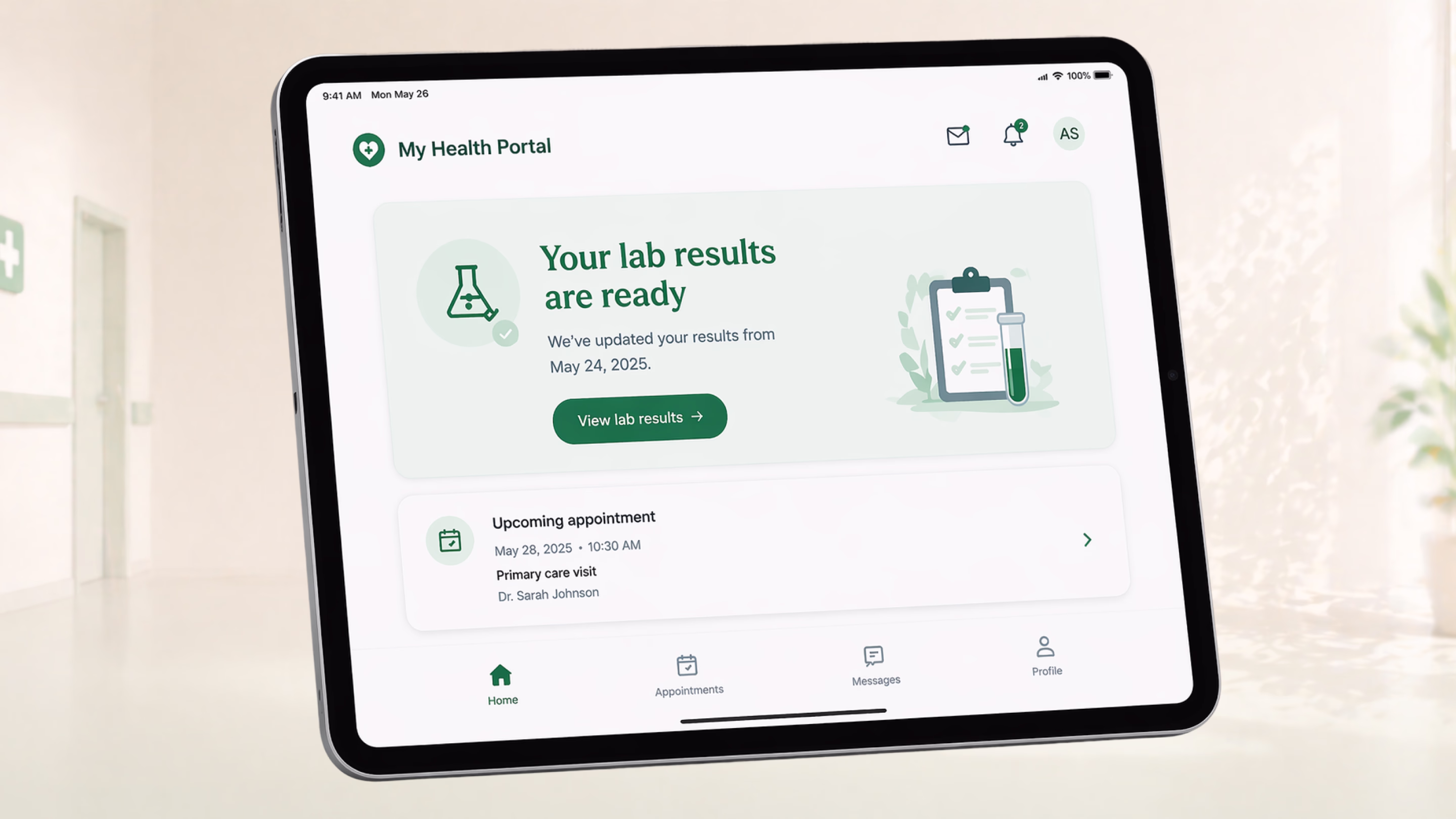 Good portal design surfaces what matters most right now