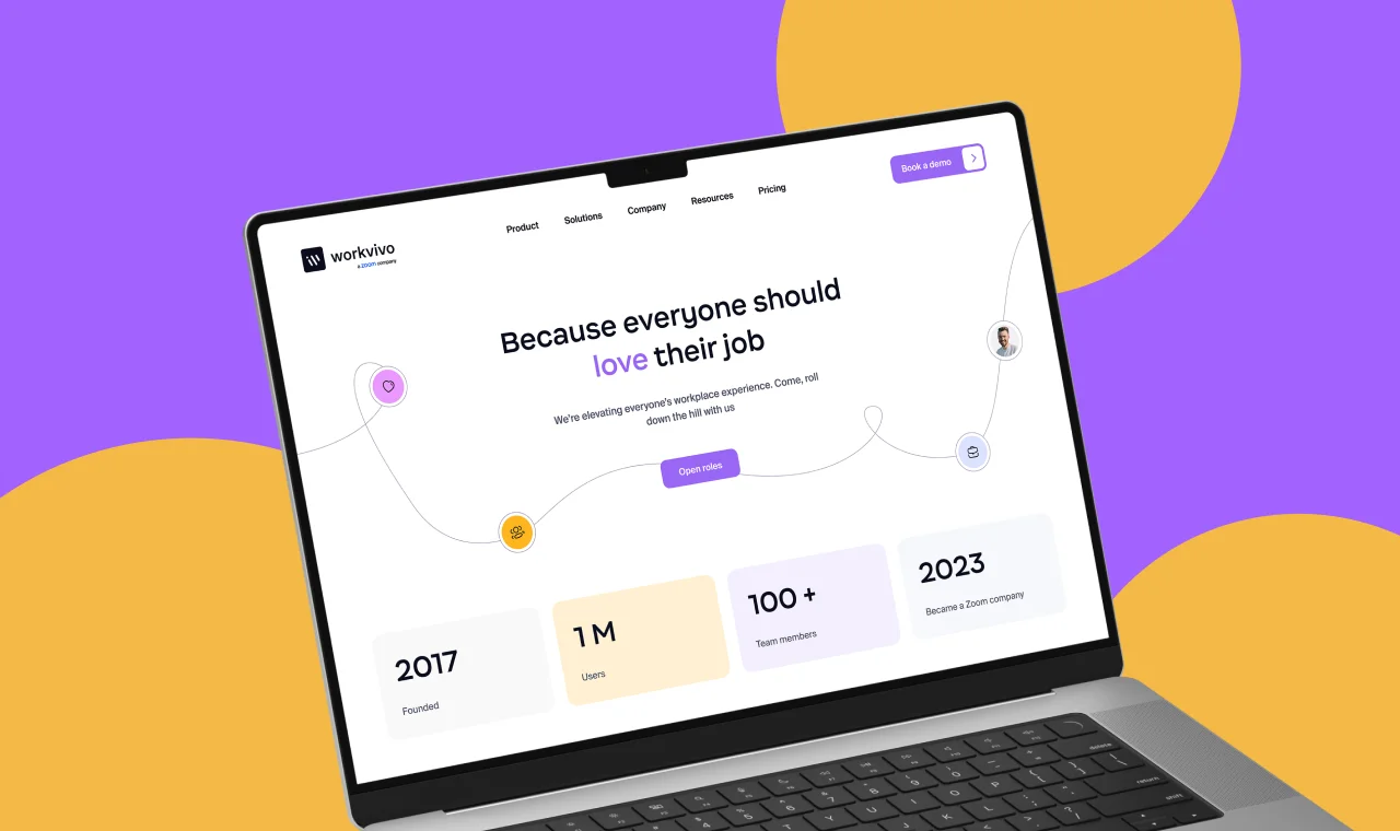 Halo Lab website redesign for HR tech platform