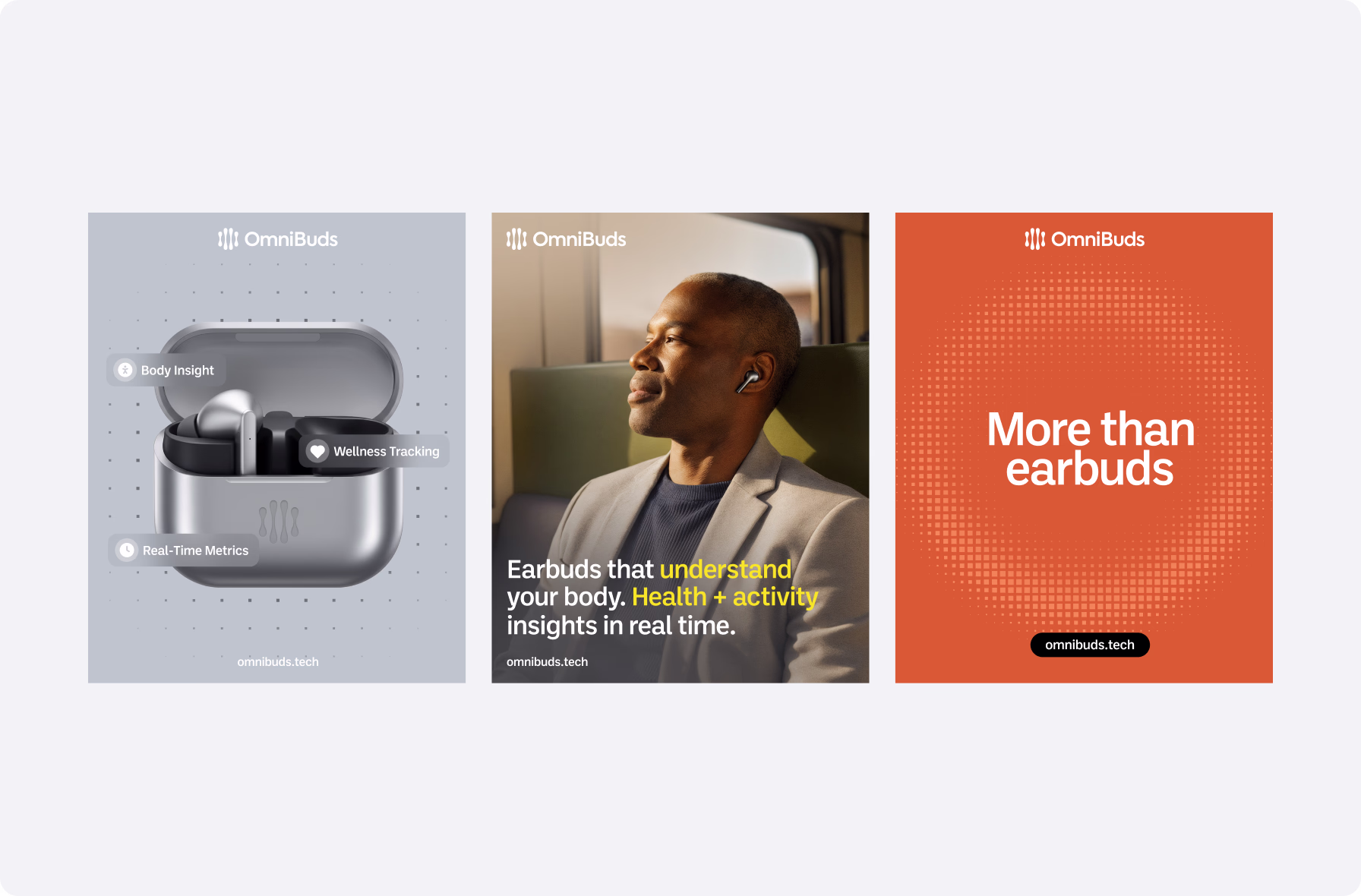 rebranding campaign designed by Halo Lab for AI-powered health platform