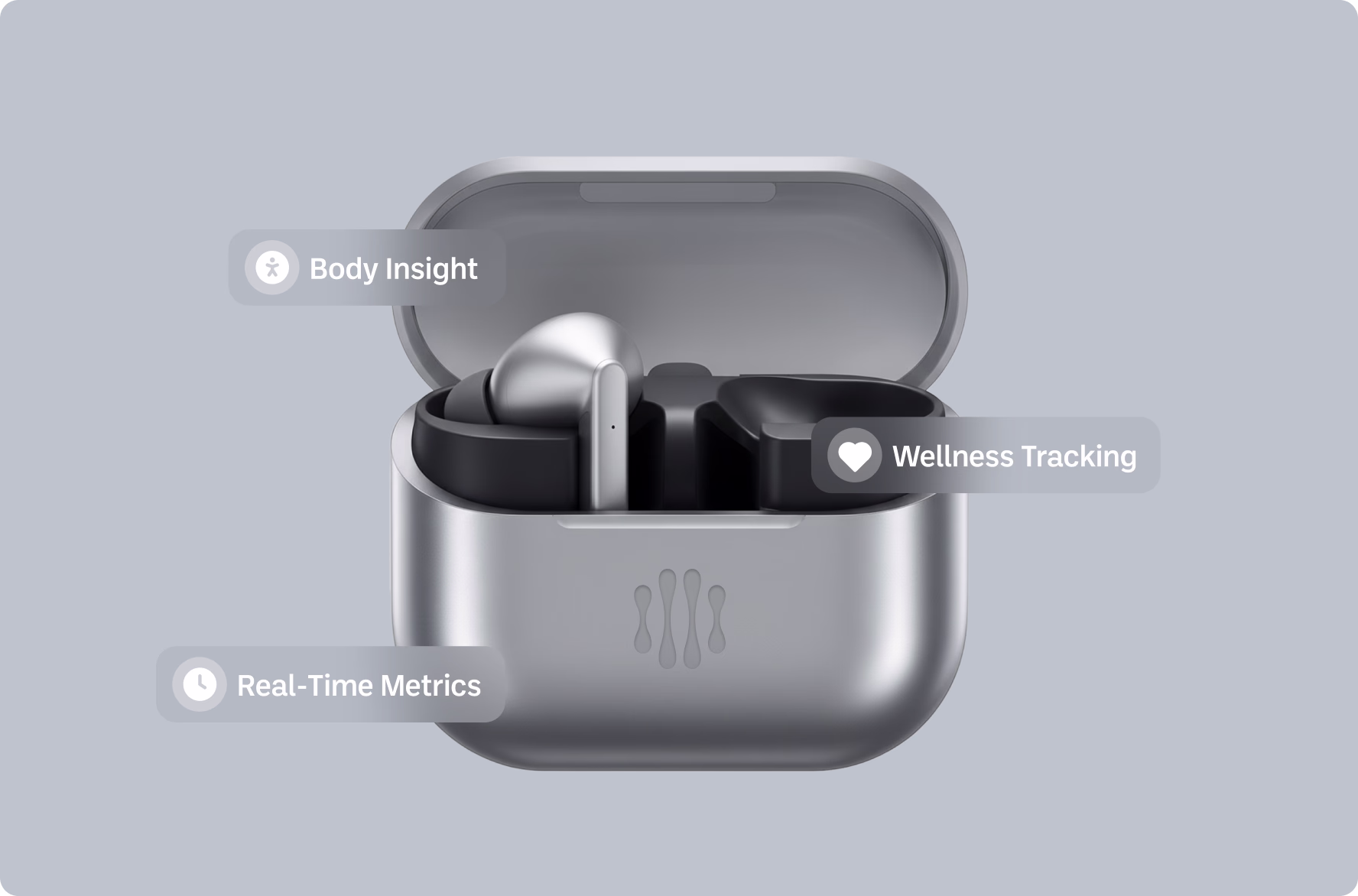 rebranding by Halo Lab featuring AI health earbuds and wellness tracking