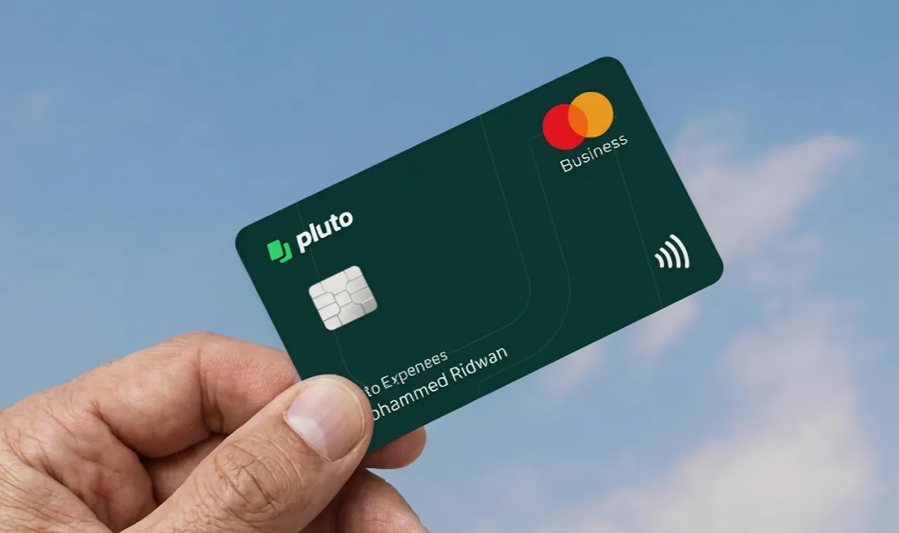 Pluto spend management dashboard on desktop