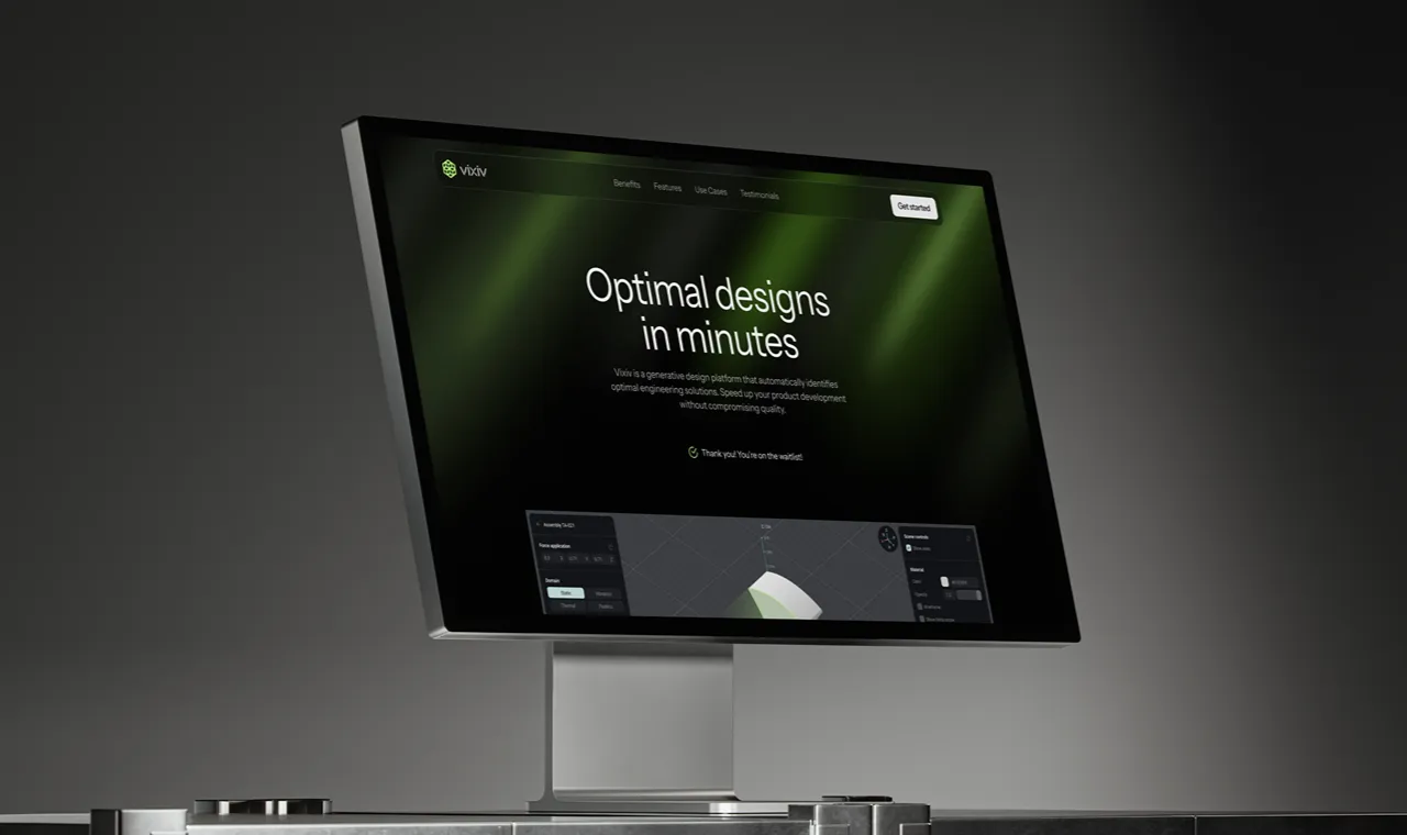 AI-powered engineering platform interface on desktop