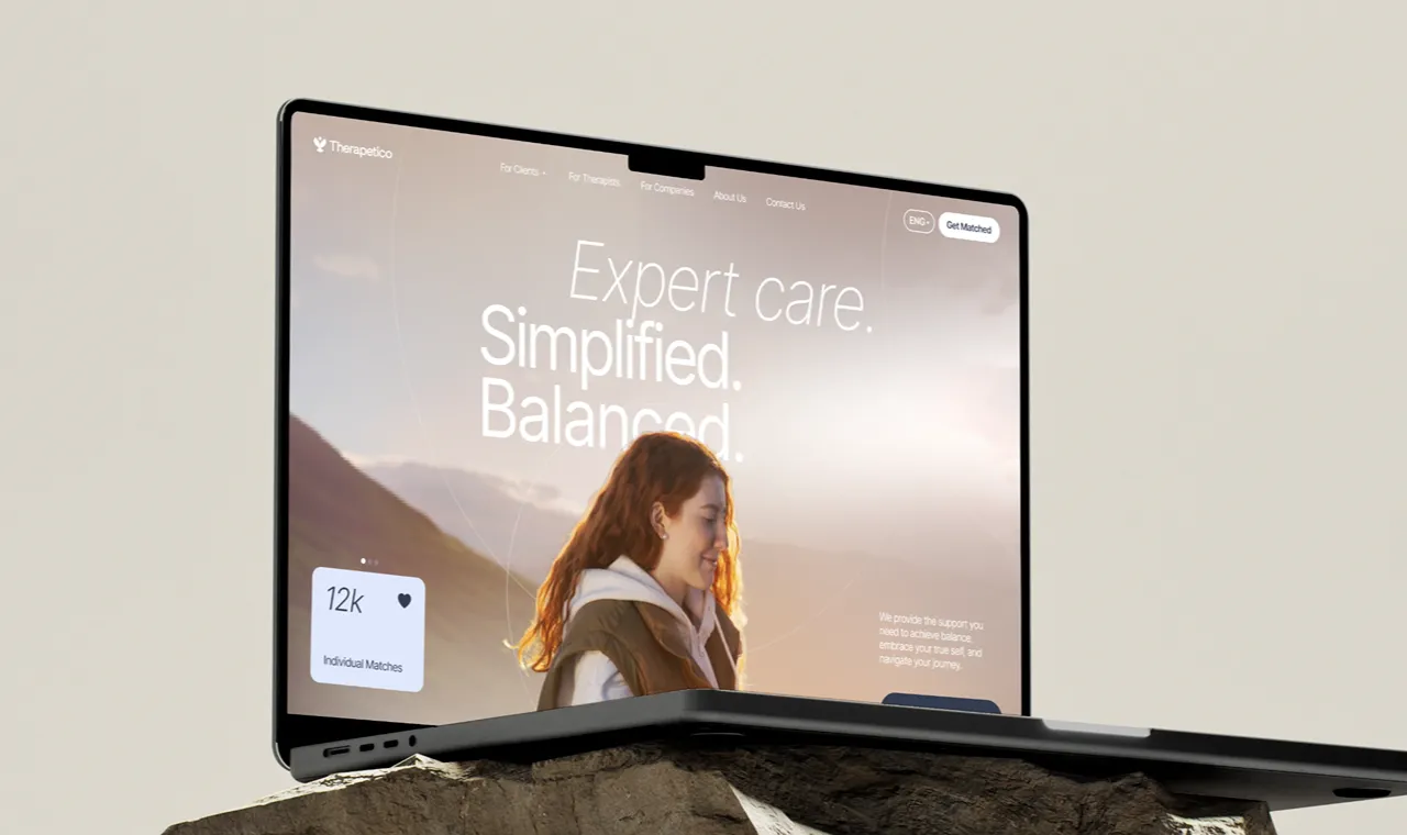 Shaping a distinctive brand and web presence for a European therapy platform